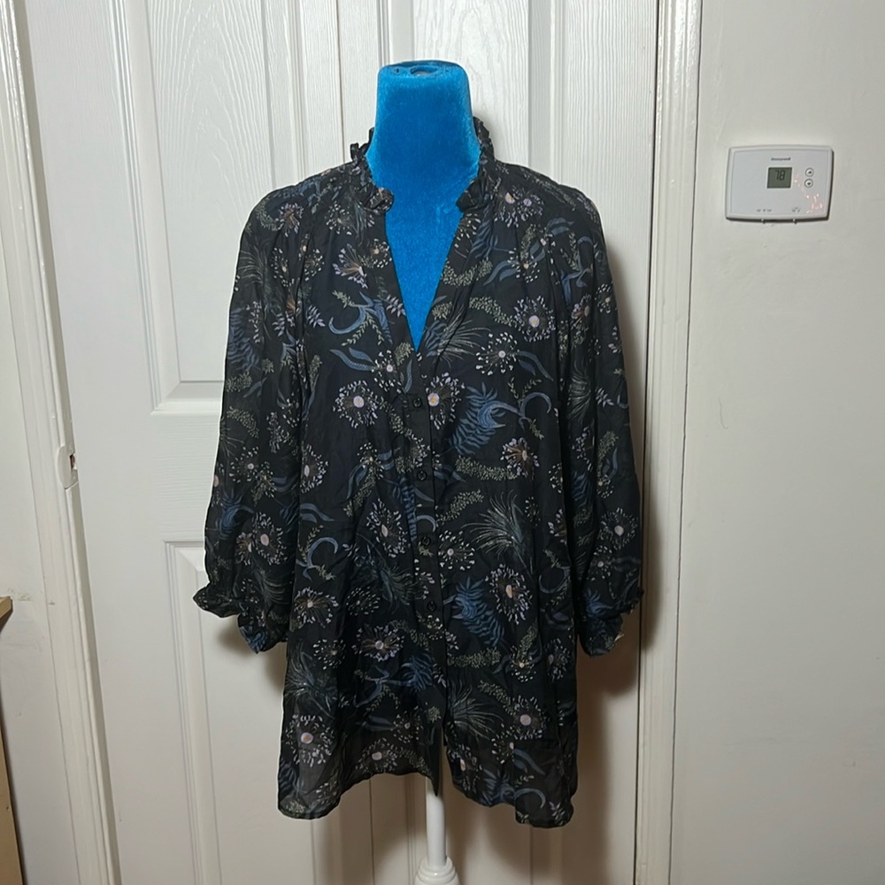 MAGALI PASCAL Floral Blouse Women’s Small
